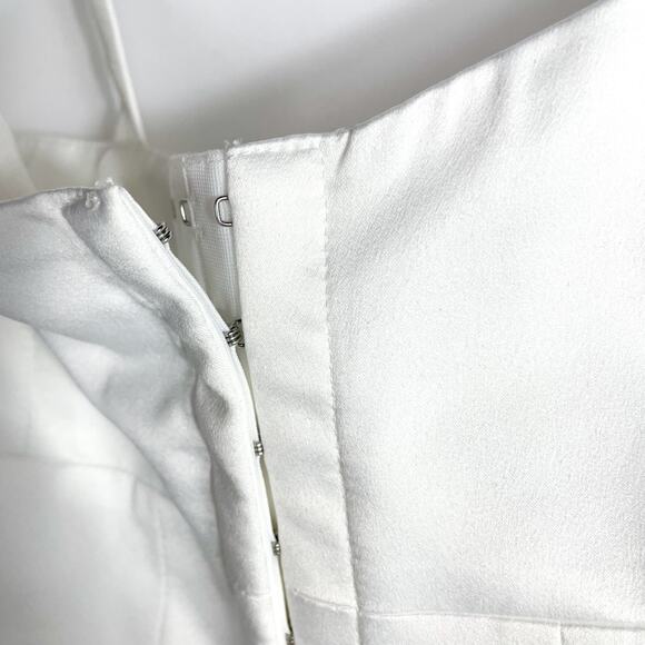 Lovers & Friends Troy Crop Top White Sleeveless Tank Corset‎ Bustier Sz S - Picture 8 of 12